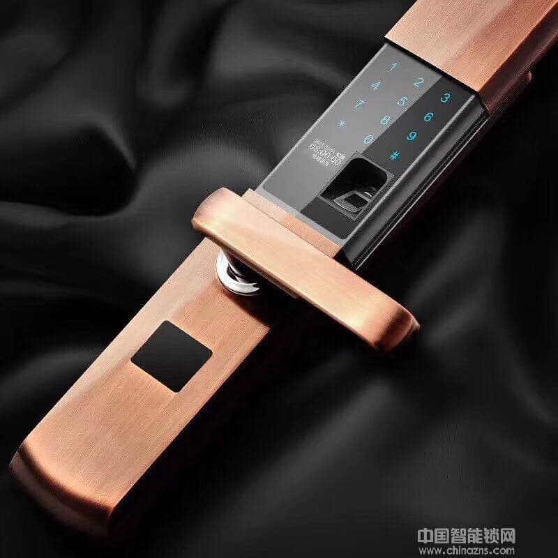 恩比德半导体滑盖APP智能锁 家用指纹密码锁