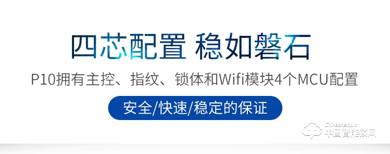 曼亚智能锁 家用防盗门手机APP智能锁P10