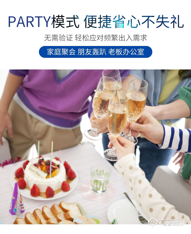 曼亚智能锁 家用防盗门手机APP智能锁P10