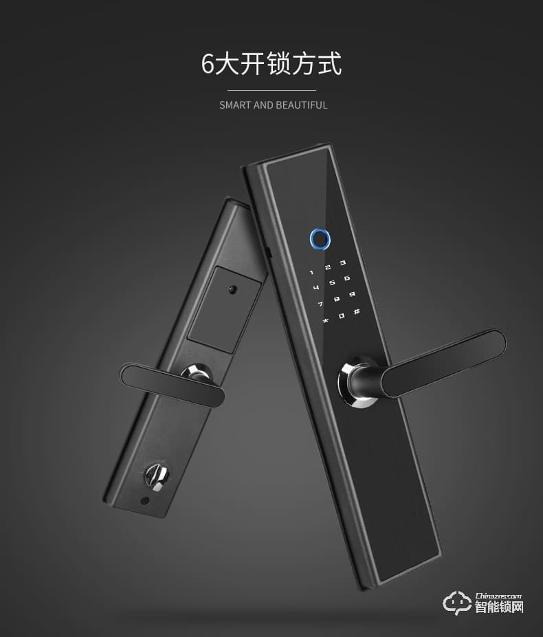 艾尔迈智能锁 防盗门木门小锁密码锁