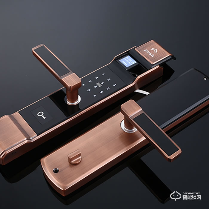 文勋智能锁 H08小滑盖指纹智能密码锁