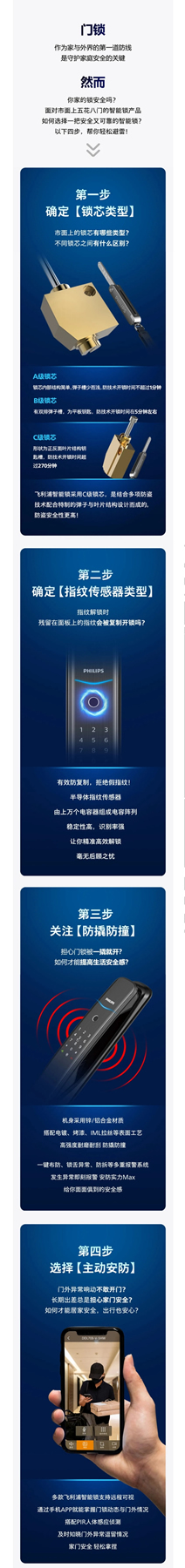 飞利浦智能锁 | 你家的锁安全吗？四步看答案